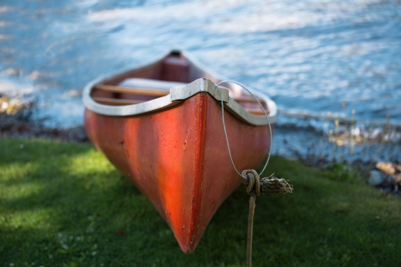Canva - Canoe-Stock image.