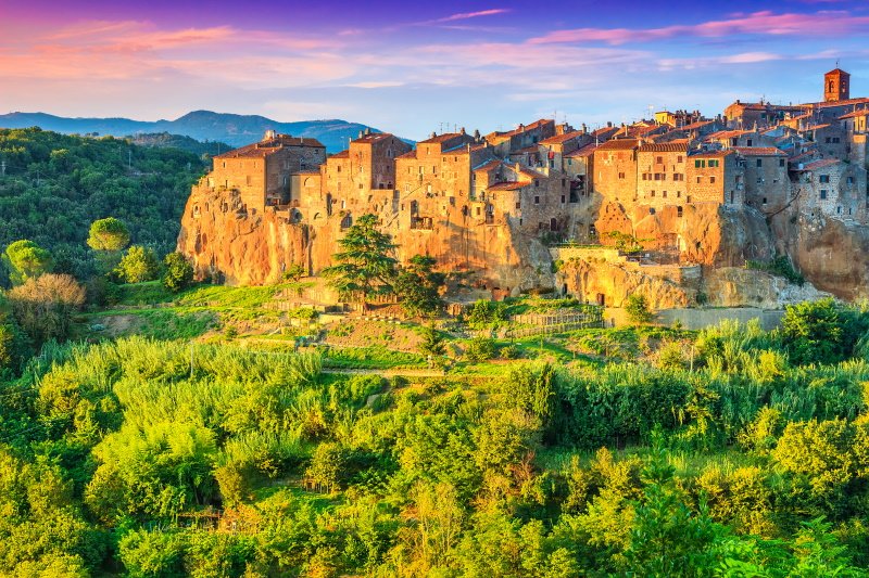 Canva - The majestic city on the rock,Pitigliano,Tuscany,Italy,Europe